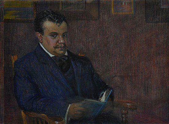 路易斯·乌尔维纳的肖像 Retrato de Luis G. Urbina (1907)，阿特尔博士