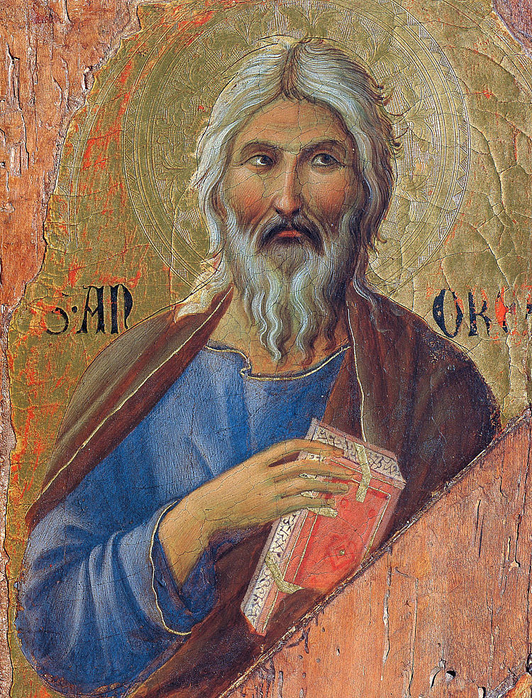 使徒安德鲁 Apostle Andrew (1308 - 1311)，杜乔·迪·博尼塞尼亚
