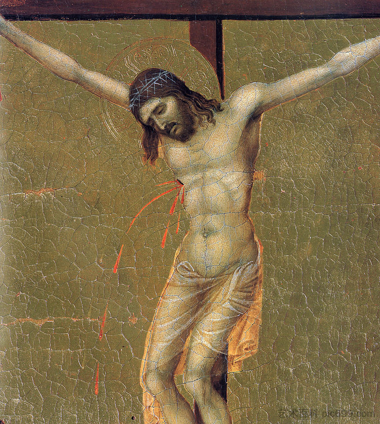 钉十字架(片段) Crucifixion (Fragment) (1308 - 1311),杜乔·迪·博尼塞尼亚