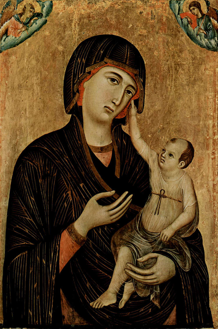 克雷沃莱的麦当娜 Madonna of Crevole (c.1283 - 1284)，杜乔·迪·博尼塞尼亚