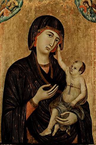 克雷沃莱的麦当娜 Madonna of Crevole (c.1283 – 1284)，杜乔·迪·博尼塞尼亚