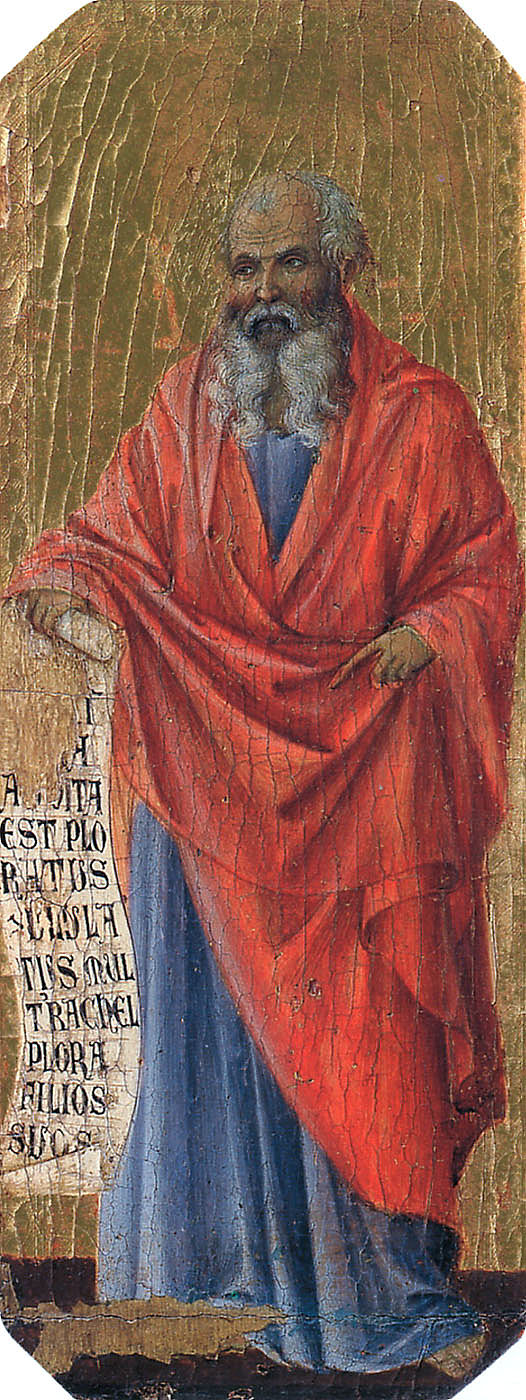 先知。耶利米 Prophets. Jeremiah (1308 - 1311)，杜乔·迪·博尼塞尼亚