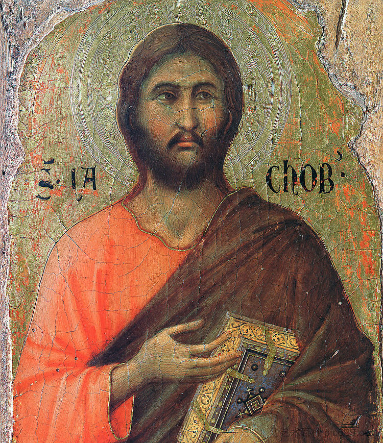 使徒詹姆斯·阿尔法乌斯 The Apostle James Alphaeus (1308 - 1311)，杜乔·迪·博尼塞尼亚