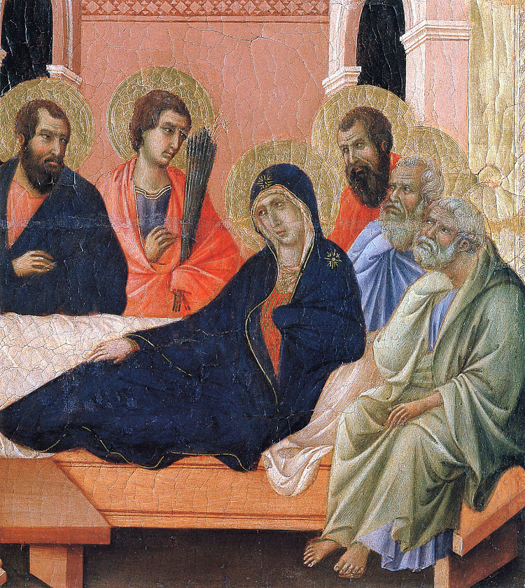 玛丽亚的使徒（片段） The apostles of Maria (Fragment) (1308 - 1311)，杜乔·迪·博尼塞尼亚