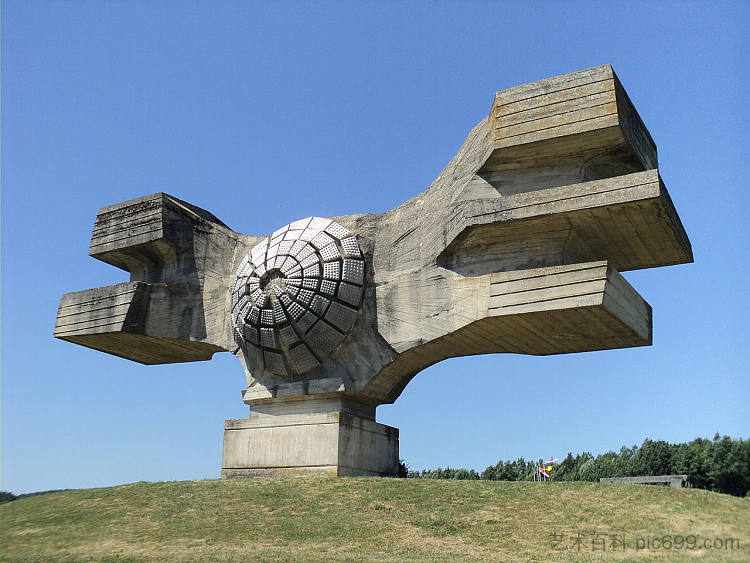 革命纪念碑，波德加里奇 Monument to the Revolution, Podgarić (1967; Croatia  )，杜桑达蒙加