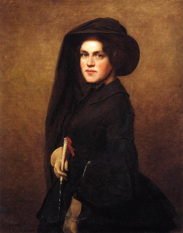 莎拉·奥斯古德·约翰逊·牛顿 Sarah Osgood Johnson Newton (1856)，伊斯特曼·约翰逊