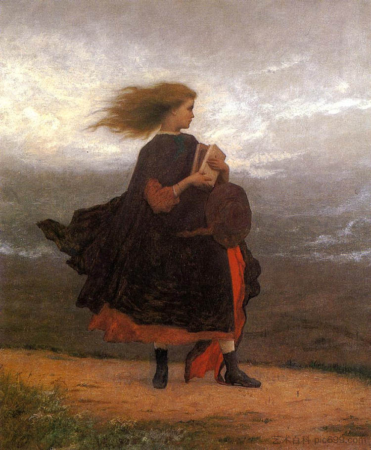 我留下的女孩 The Girl I Left Behind Me (1875)，伊斯特曼·约翰逊