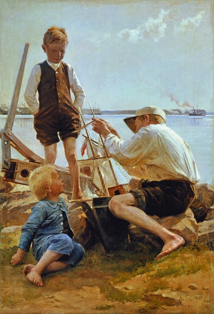 造船厂 Shipbuilders (1886)，阿尔伯特·埃德尔费尔特