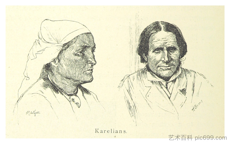 卡累利阿人 Karelians (1894)，阿尔伯特·埃德尔费尔特