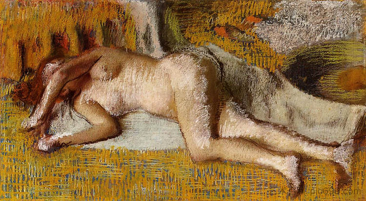 洗澡后 After the Bath (c.1885),埃德加·德加