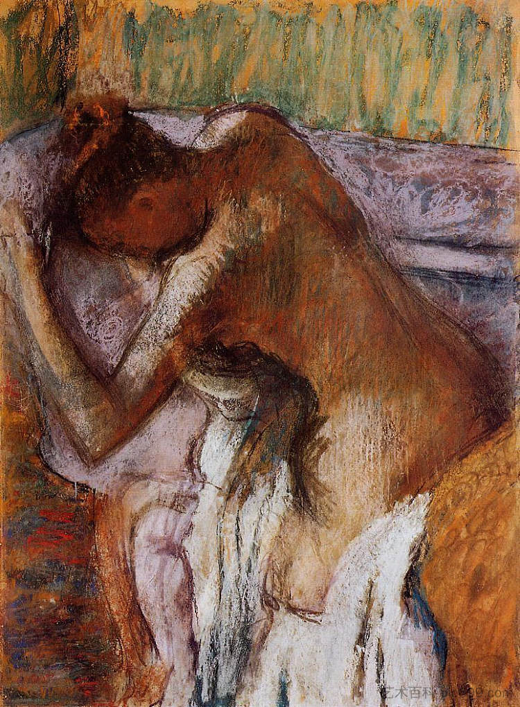 洗澡后 After the Bath (c.1900 - c.1910),埃德加·德加