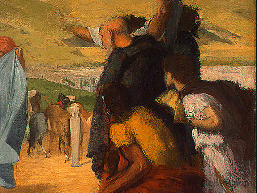 亚历山大和布塞法勒斯(局部) Alexander and Bucephalus (detail) (1861),埃德加·德加