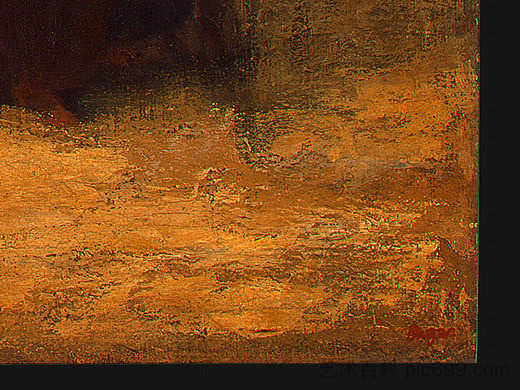 亚历山大和布塞法勒斯(局部) Alexander and Bucephalus (detail) (1861),埃德加·德加