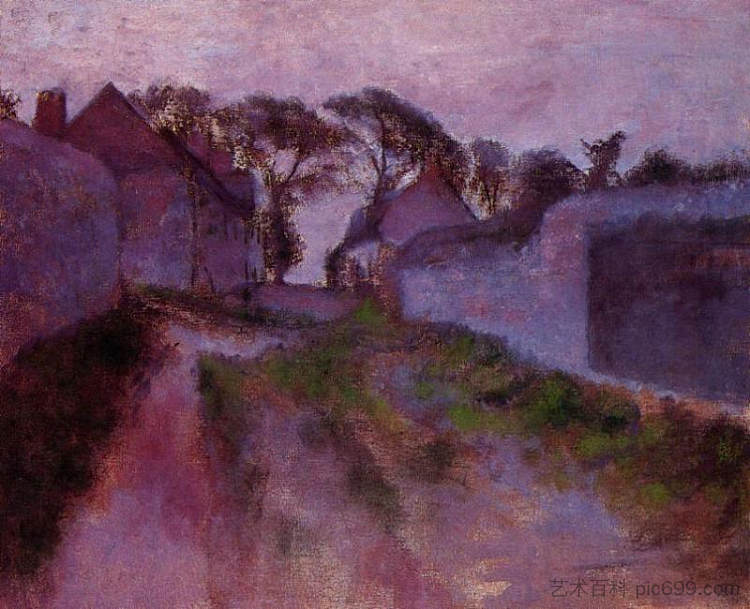 在Saint-Valery-sur-Somme At Saint-Valery-sur-Somme (c.1896 - c.1898),埃德加·德加