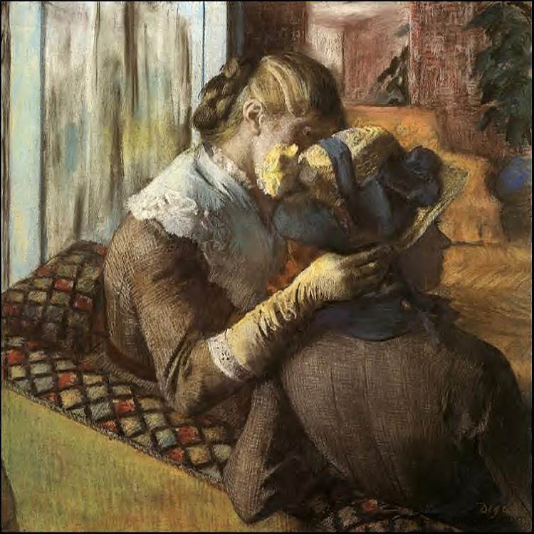 在米勒家 At the Milliner's (1881)，埃德加·德加