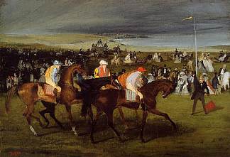 在比赛中。开始 At the Races. the Start (1861 – 1862)，埃德加·德加