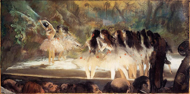 巴黎歌剧院芭蕾舞团 Ballet at the Paris Opéra (1877 - 1878)，埃德加·德加