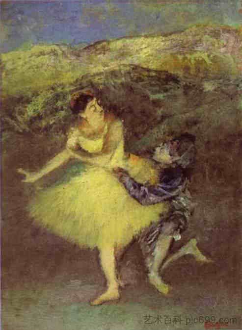 巴黎歌剧院芭蕾舞团 Ballet at the Paris Opera (1877)，埃德加·德加