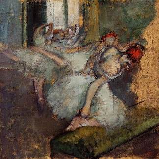 芭蕾舞者 Ballet Dancers (c.1895 – c.1900)，埃德加·德加