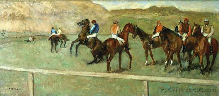 开始之前 Before the Start (1878),埃德加·德加