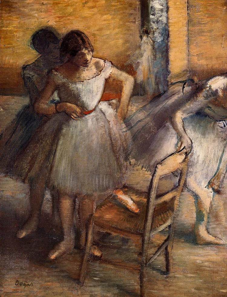 舞者 Dancers (c.1895 - c.1900)，埃德加·德加