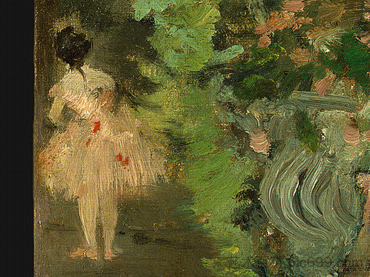 舞者后台(局部) Dancers Backstage (detail) (1876 - 1883),埃德加·德加