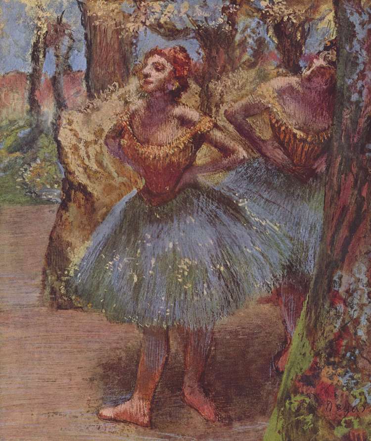舞者 Dancers (1890)，埃德加·德加