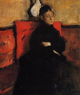 蒙特亚西-西塞拉尔公爵夫人 Duchesse de Montejasi-Cicerale (c.1868)，埃德加·德加
