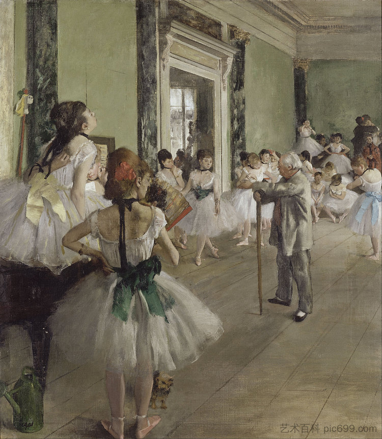 芭蕾舞课 The Ballet Class (1871 - 1874)，埃德加·德加