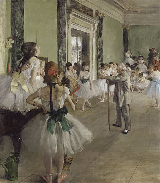 芭蕾舞课 The Ballet Class (1871 – 1874)，埃德加·德加