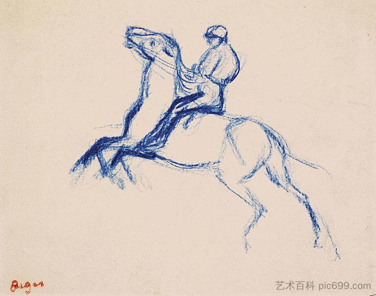 骑师 Jockey (1862),埃德加·德加