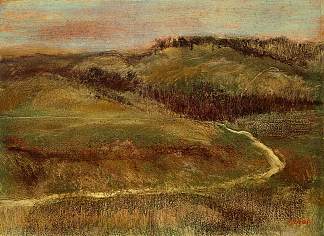 景观 Landscape (c.1890 – c.1893)，埃德加·德加