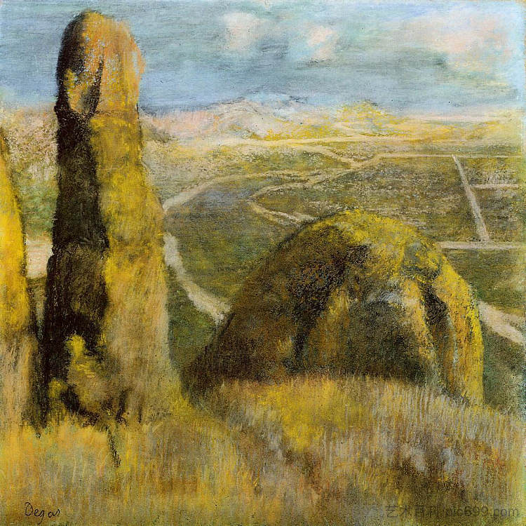 景观 Landscape (c.1890 - c.1892),埃德加·德加