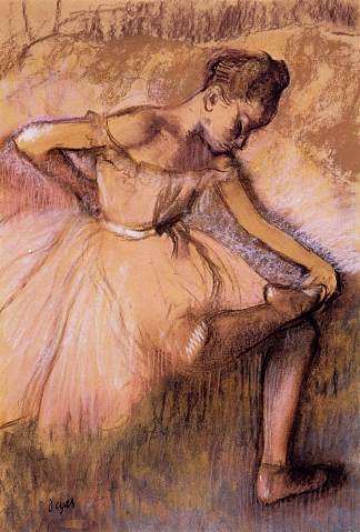 Pink Dancer Pink Dancer (c.1900)，埃德加·德加