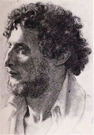 意大利人的肖像 Portrait of an Italian (1856)，埃德加·德加