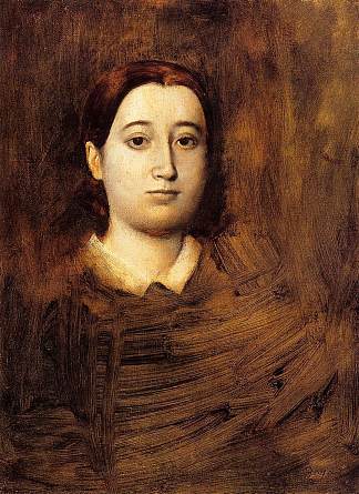 埃德蒙多·莫比利夫人的肖像 Portrait of Madame Edmondo Morbilli (1865)，埃德加·德加