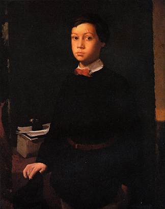 雷内·德·加斯的肖像 Portrait of Rene De Gas (1855)，埃德加·德加