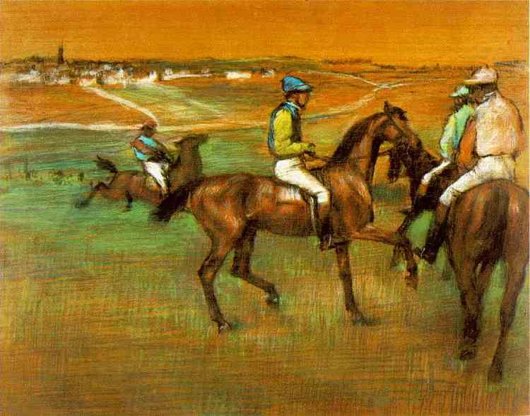 赛马 Race horses (1885 - 1888)，埃德加·德加
