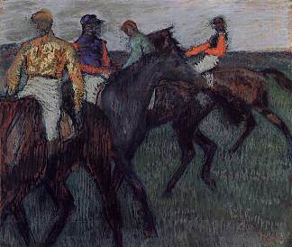 赛马 Racehorses (c.1895 – c.1900)，埃德加·德加