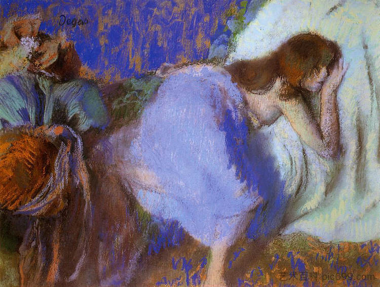 休息 Rest (c.1893),埃德加·德加