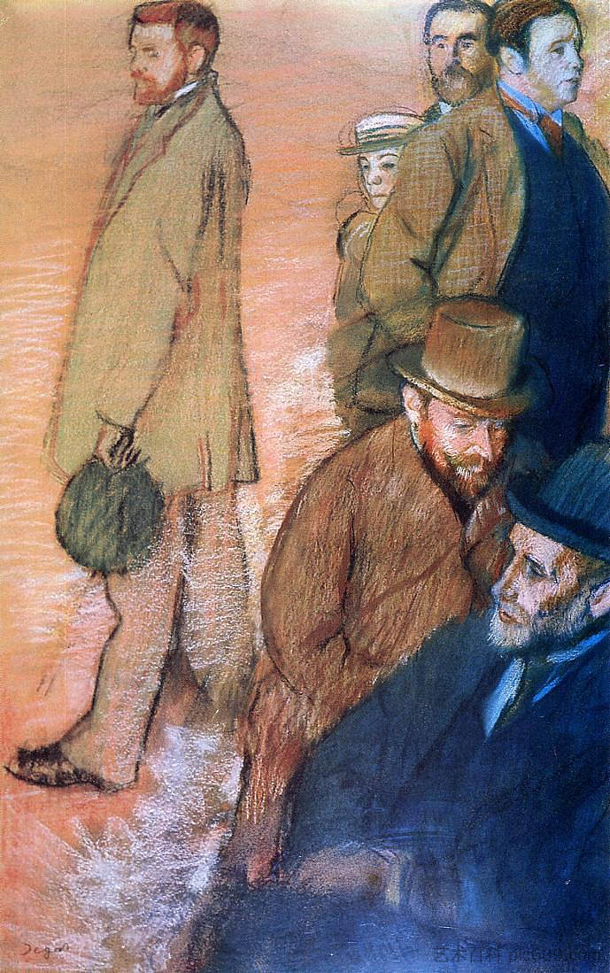艺术家的六个朋友 Six Friends of the Artist (1885),埃德加·德加