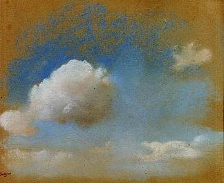 天空研究 Sky Study (c.1869)，埃德加·德加