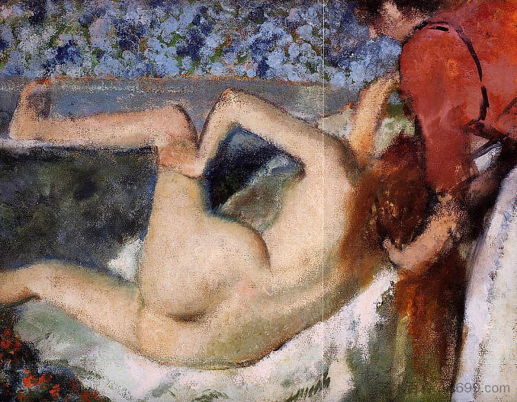 浴室(后面的女人) The Bath (Woman from Behind) (1895)，埃德加·德加