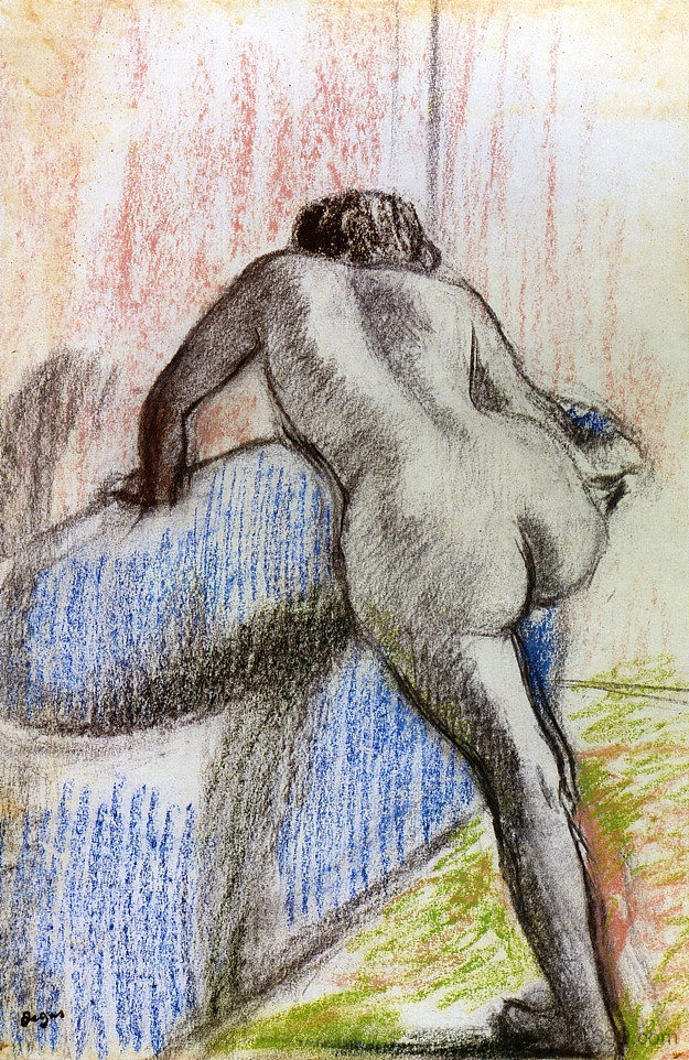 巴斯 The Bath (c.1883),埃德加·德加