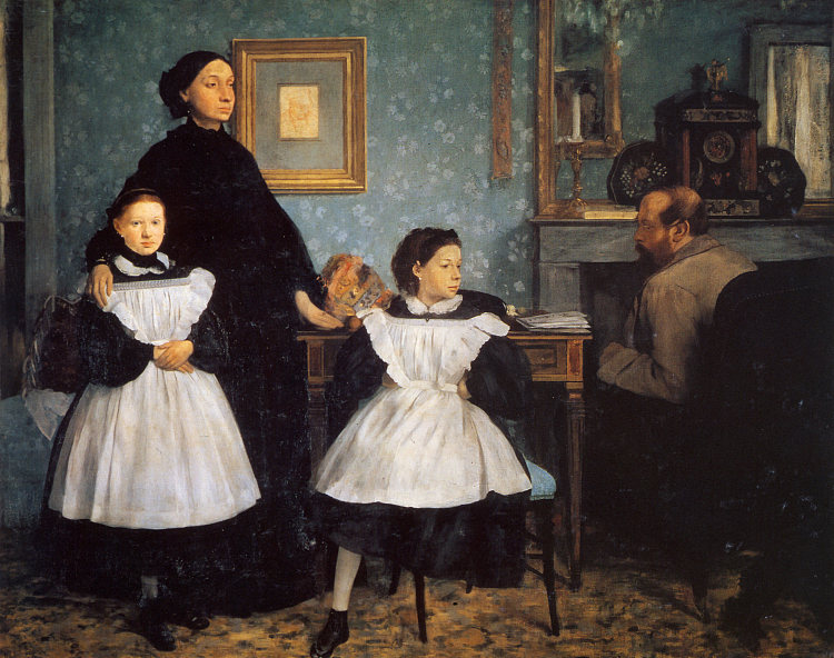 贝莱利家族 The Bellelli Family (1860 - 1862)，埃德加·德加