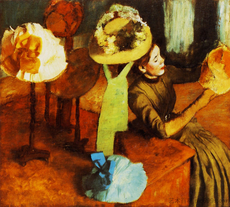 磨坊商店 The Millinery Shop (1884),埃德加·德加