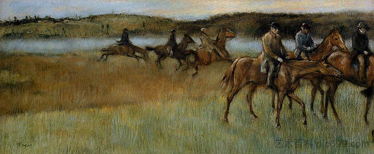 的运动鞋 The Trainers (c.1892 - c.1894),埃德加·德加
