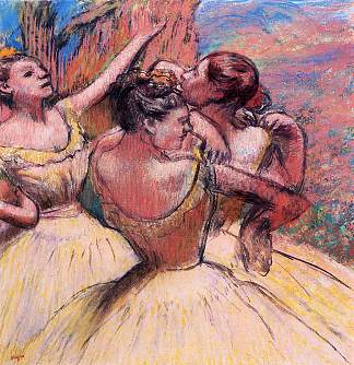 三个舞者 Three Dancers (c.1899)，埃德加·德加