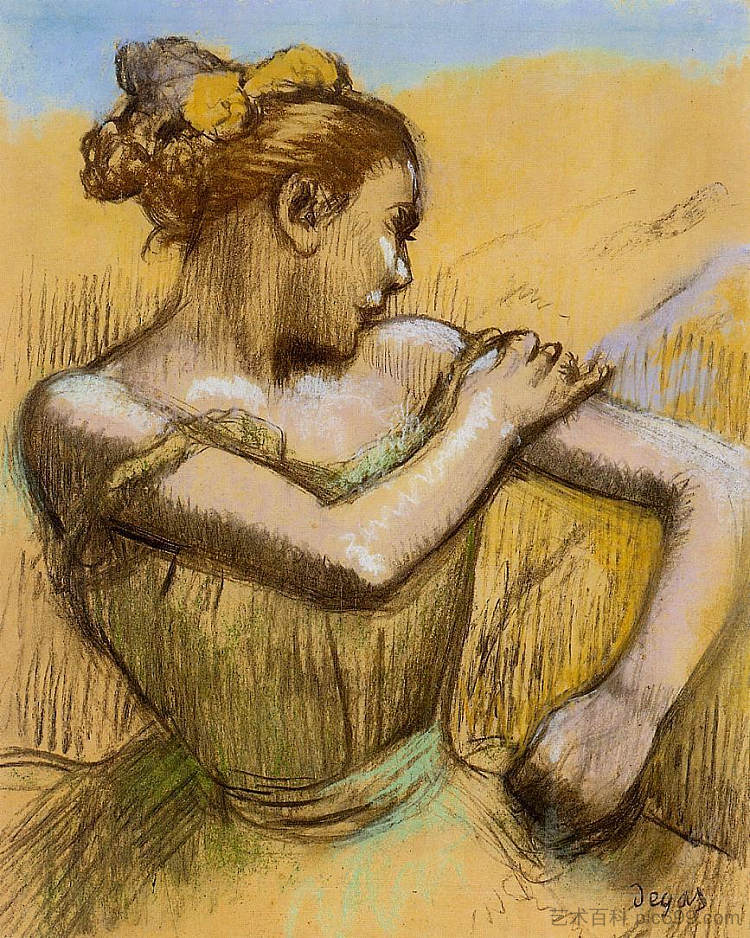 舞者的躯干 Torso of a Dancer (c.1899),埃德加·德加