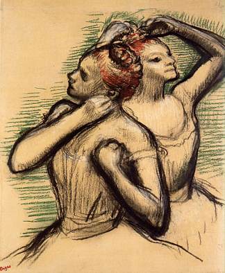 两个舞者 Two Dancers (c.1897)，埃德加·德加